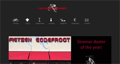 Desktop Screenshot of fietsengodefroot.be